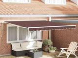 Manual Retractable Awning Brown 300x250 cm 3215633