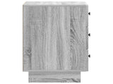 Bedside Cabinet Grey Sonoma 43 x 41 x 66.5 cm Engineered Wood 893871