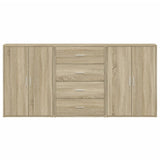 Sideboards 3 pcs Sonoma Oak 60x31x84 cm Engineered Wood 3276576
