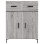 Highboard Grey Sonoma 69.5x34x180 cm Engineered Wood 3199879