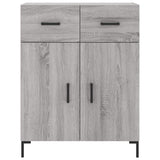 Highboard Grey Sonoma 69.5x34x180 cm Engineered Wood 3199879