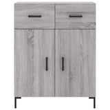 Sideboard Grey Sonoma 69.5x34x90 cm Engineered Wood 827986