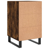 Bedside Cabinet Smoked Oak 40x40x66 cm Engineered Wood 827689
