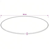 Table Top Tempered Glass Round 80 cm 243629