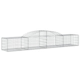 Arched Gabion Baskets 20 pcs 300x50x40/60 cm Galvanised Iron 3146661