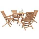 Garden Set 3 pcs Brown Soild Teak Wood 3437387