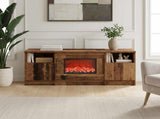 Electric Fireplace Artisan Oak 98 x 28.5 x 40.5 cm 8021198