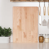 Chopping Board 50x35x4 cm Solid Wood Beech 355996