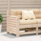 Garden Armrest Sofa with Cushion Solid Wood Pine 844919