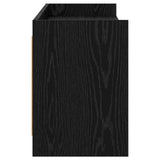 TV Cabinet 168 x 33 x 47 cm Black Oak Engineered Wood 8011236