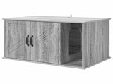 Cat House Grey Sonoma 85 x 55 x 50 cm Engineered Wood 8000740