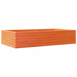 Garden Planter Wax Brown 110x60x23 cm Solid Wood Pine 847240