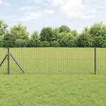 Fence Post Other 26 pcs Grey 3.2 x 3.2 x 120 cm Steel 3350133