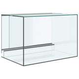 Terrarium with Storage Transparent 60 x 40 x 40 cm Glass 42020391