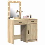 Dressing Table 2 pcs Brown 50 x 41 x 135 cm Engineered wood 3334238