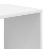 Book Cabinet White 66x31x112 cm Engineered Wood 860301