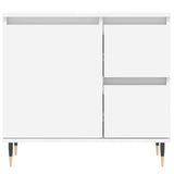 3 Piece Bathroom Furniture Set White Engineered Wood 3190213