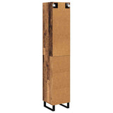 Highboard Old Wood 34.5 x 34 x 180 cm Engineered Wood 3415703