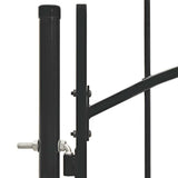 Garden Gate Woerden Steel 1x1.25 m Black 143059