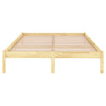 810027 Bed Frame without Mattress Solid Wood 160x200 cm