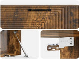 Wall-Mounted TV Cabinet Wall-mounted Smoked Oak 98 x 31 x 30 cm 898730