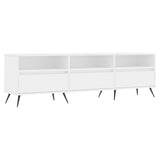 TV Cabinet White 150x30x44.5 cm Engineered Wood 831252