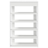 Shoe Rack White 60x30x98 cm Engineered Wood 859923