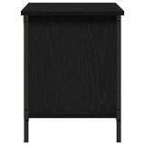 TV Cabinet Black Oak 102 x 35 x 45 cm Engineered Wood 873885
