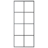 Sliding Door with Hardware Set 90x205 cm ESG Glass&Aluminium 3152141