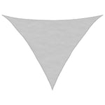 ZNTS Sun Shade Sail Light Grey 5x5x6 m 100% Polyester Oxford 4000925