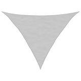 ZNTS Sun Shade Sail Light Grey 5x5x6 m 100% Polyester Oxford 4000925