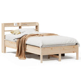 Bed Frame without Mattress 75x190 cm Small Single Solid Wood Pine 3306912