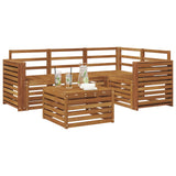 Outdoor Sofa Set 5 pcs Natural 3374774