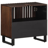 Bathroom Sink Cabinet 62x34x58 cm Brown Solid Wood Mango 377531