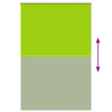 Roller Blind Blackout Leaves Green 150x210 cm Fabric Width 146.6 cm Polyester 4011320