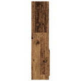 Highboard Old Wood 63x33x140 cm Engineered Wood 855113