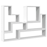 Wall Shelf White 96x12x64 cm Engineered Wood 840800