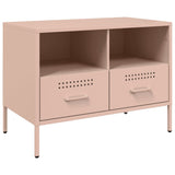 TV Cabinets 2 pcs Pink 68x39x50.5 cm Steel 843045