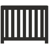 Radiator Cover Black 104x20x82 cm Engineered Wood 852736
