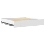 Bed Frame White Engineered wood Super King Bed Frame 3295632