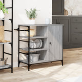 Kitchen Trolley Grey Sonoma 87.5x38.5x84.5 cm Engineered Wood 842389