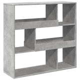 Book Cabinet/Room Divider Concrete Grey 100x33x94.5 cm 854439