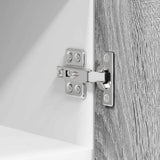 Hanging Cabinet 2 pcs Grey Sonoma and White 30 x 31 x 40 cm 884125
