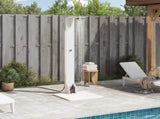 Outdoor Shower 214.5 cm Solid Pine Wood and Stainless Steel 886345