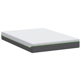 Mattress White and Grey 140 x 190 cm Pocket Spring 4106365