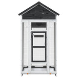 Bird House Grey 91,5x53x170 cm Solid Wood Pine 172253