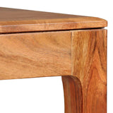 244958 Dining Table Solid Wood 118x60x76 cm