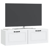 Wall-Mounted TV Cabinet White 98 x 31 x 30 cm Engineered Wood 899405