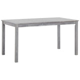 Outdoor Table And Chair Grey Wash Solid Acacia Wood Large 45941