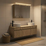 Bathroom Cabinet Set 4 pcs Sonoma Oak Engineered Wood 3406657